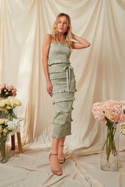 The Lily Dress in Sage