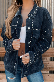 Corduroy Studded Jacket