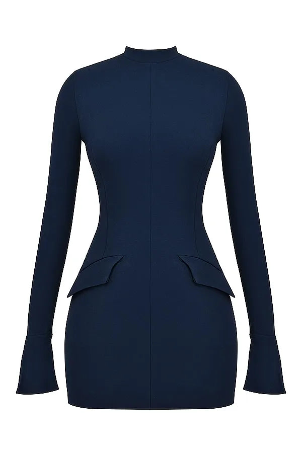 JADE MINI DRESS - NAVY