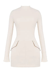 JADE MINI DRESS - CREAM