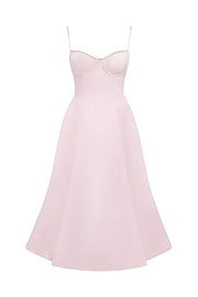 SELENE MIDI DRESS - BLUSH