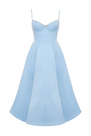 SELENE MIDI DRESS - BLUE