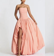 ANGELINA MAXI DRESS - LEMON