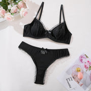 Thin See-through Two-piece Set Women