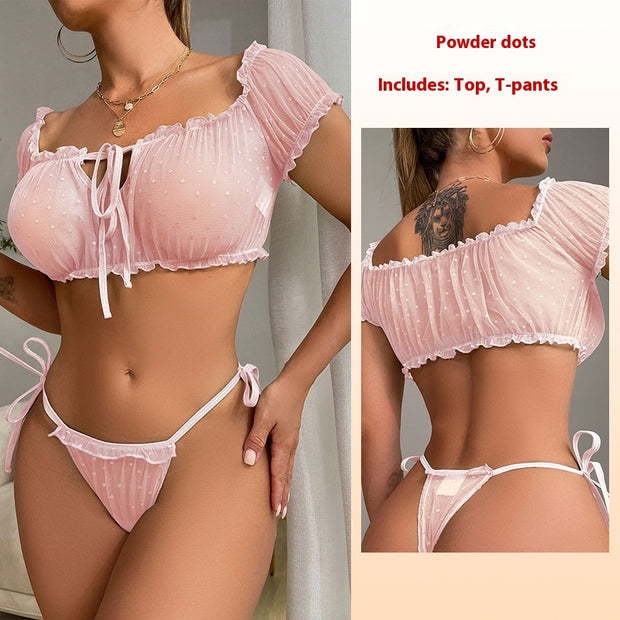 Women's Fashion Chest Wrap Panties Set