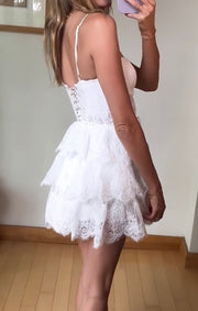 Sling Lace Fashion Temperament Slim Sexy Skirt