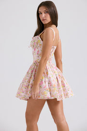 RHEA MINI DRESS - PINK FLORAL