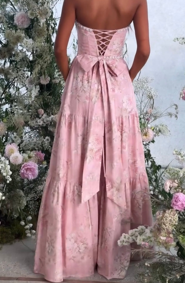 Elegant Graceful Printed Slim Fit Dress