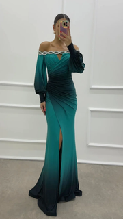 Fashion off-Shoulder Temperament Elegant Dress
