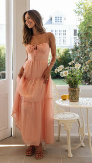 Julia Maxi Dress (Apricot)