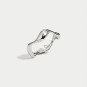 Silver Wave Ring