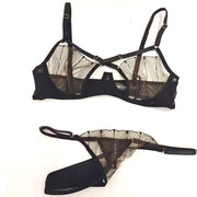 Women's Cross-strap Hollow-out Gathering Bra