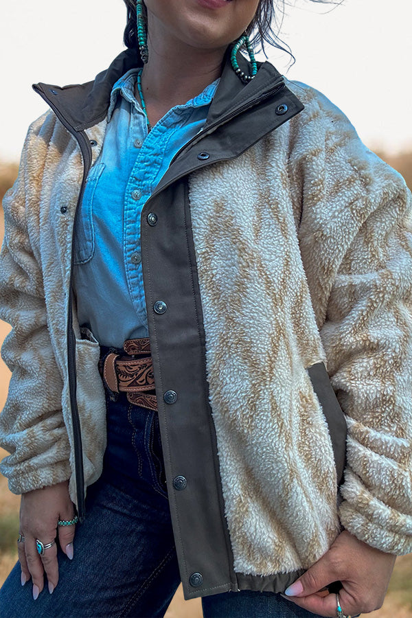 Vintage Aztec Print Jacket