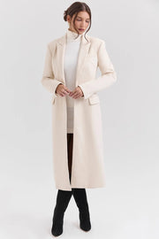 Street Fashion Trends Long Sleeve Button Woolen Coat