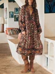 Impala Lily Boho Midi Dress