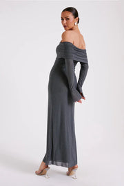 AURELIA MAXI DRESS - GRAY