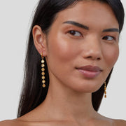 Amari 18K Gold Disc Earrings