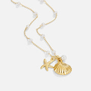 Aria Shell Charm Necklace