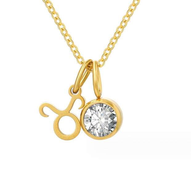 Astria Zodiac Birthstone Necklace