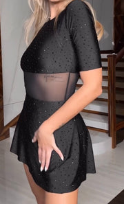 Sexy See-through Hollow Leisure Dress