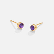 Birthstone Stud Earrings