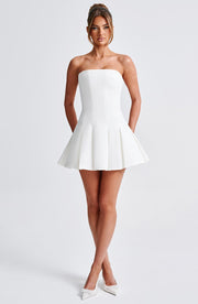 Bryony Mini Dress - Ivory