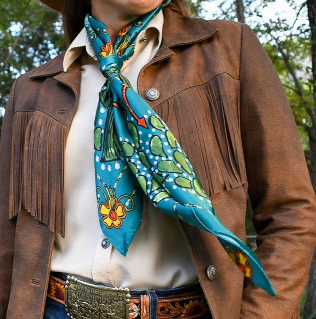 Brown lapel blazer fringed jacket