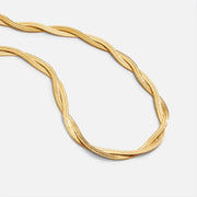 Chiara Twist Snake Chain Necklace