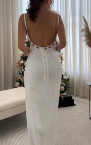 Sexy Slim-Fit Low-Cut Backless Slip Dress