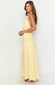 Limoncello Halter Maxi Dress