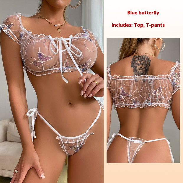 Women's Fashion Chest Wrap Panties Set