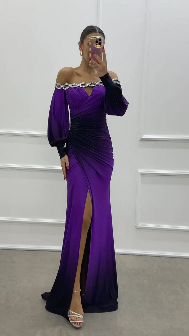 Fashion off-Shoulder Temperament Elegant Dress