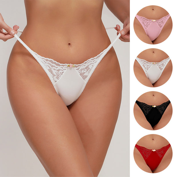 Women's Simple And Comfortable Seamless Underwear Lace T-back