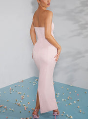 Sexy Tube Top Beaded Fishtail Dress