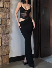 New Sexy Fashionable See-through Slim-Fit Sling Sheath Dress