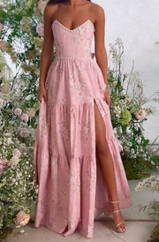 Elegant Graceful Printed Slim Fit Dress