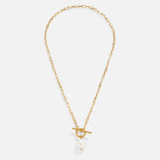 Eva Freshwater Pearl Gold Necklace