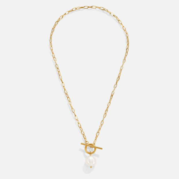 Eva Freshwater Pearl Gold Necklace