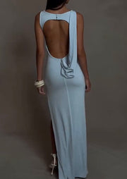 Fashion Pleated Tight round Neck Dress