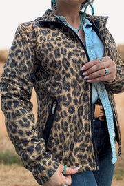 Casual Leopard Pocket Jacket