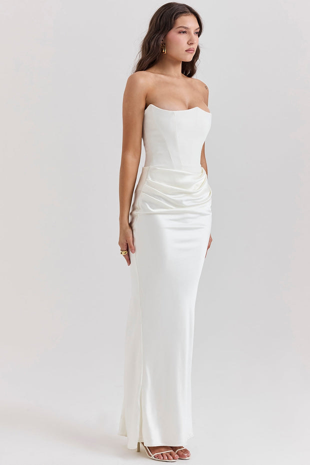 ROSALIND MAXI DRESS - IVORY