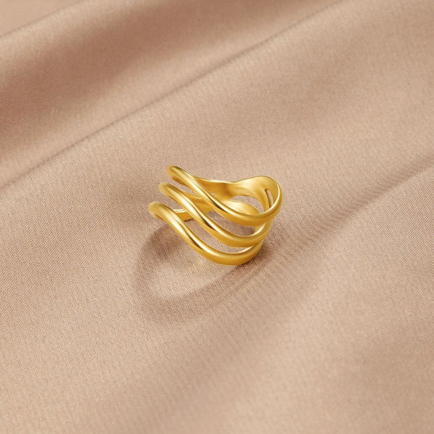 Kiya Layered Gold Ring