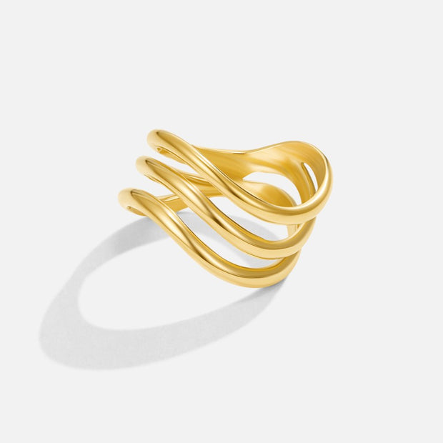 Kiya Layered Gold Ring