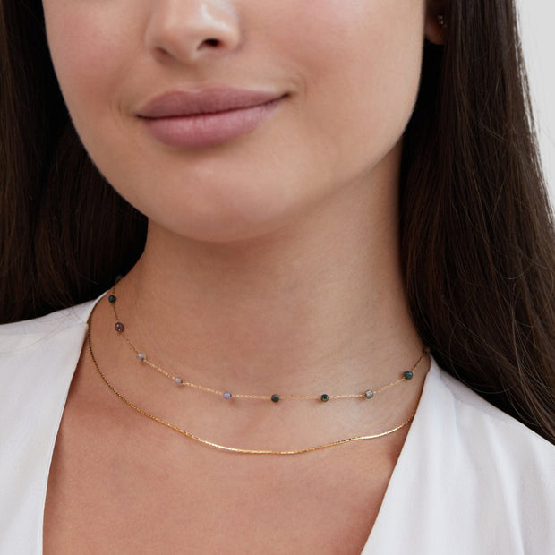 Layered Alana Gold & Stone Necklace