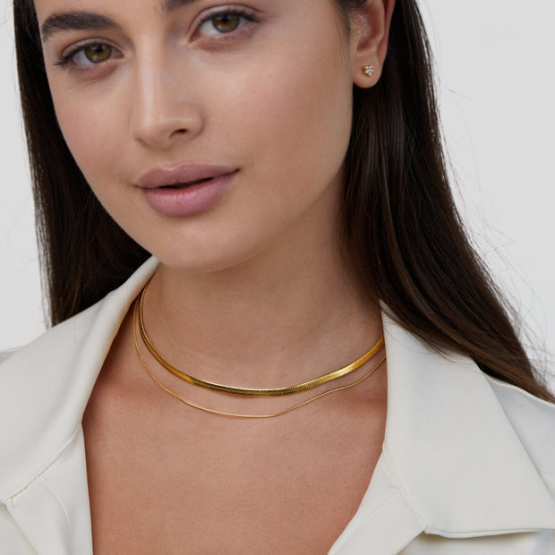 Layla 18K Gold Layered Necklace