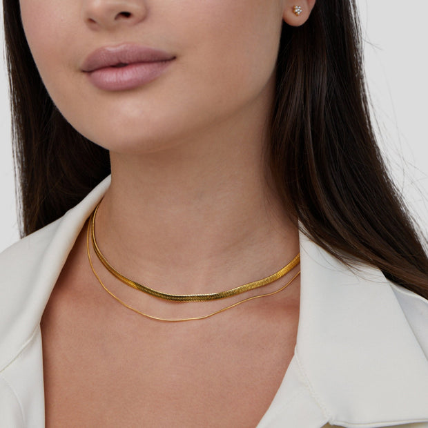 Layla 18K Gold Layered Necklace