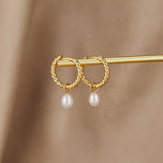 Layla Pearl Twist Earrings