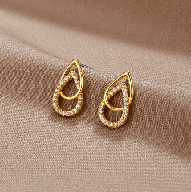 Mara Teardrop Link Earrings