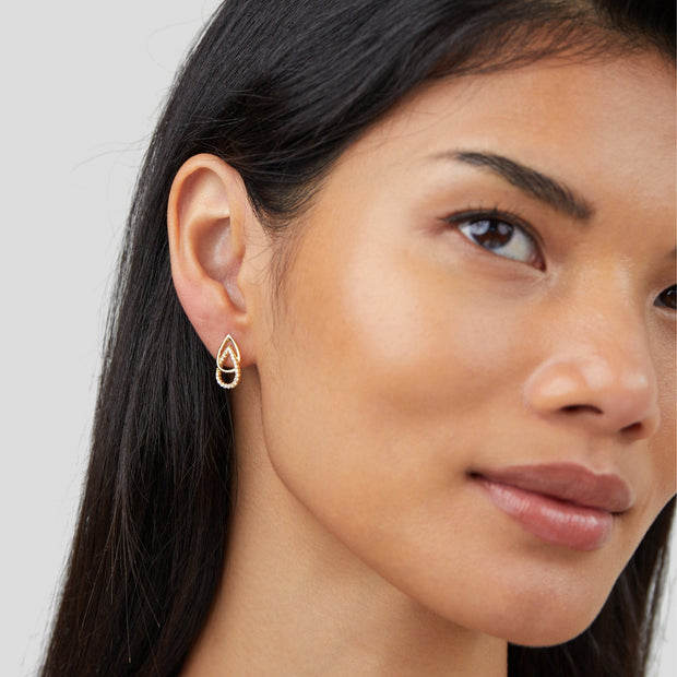 Mara Teardrop Link Earrings