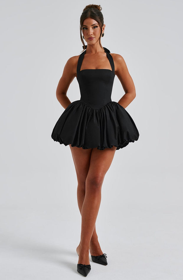 Maricia Mini Dress - Black